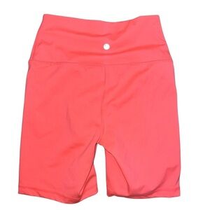 Yogalicious Lux Pink Biker Yoga Shorts Size Small